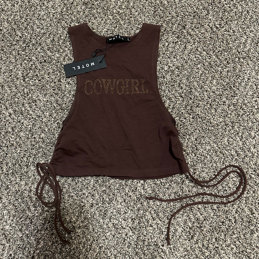 Motel cowgirl top